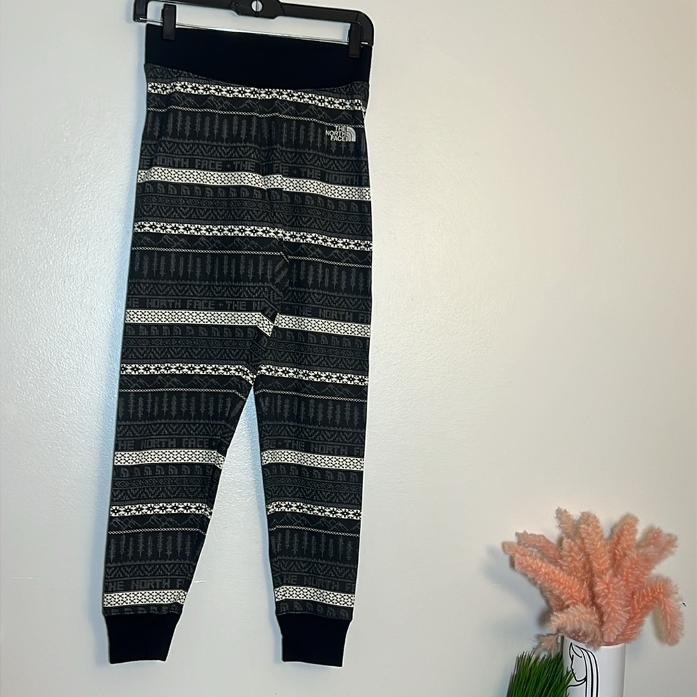 The North Face Holiday Nordic Waffle Joggers Leggings Base Layer Medium - Picture 3 of 7